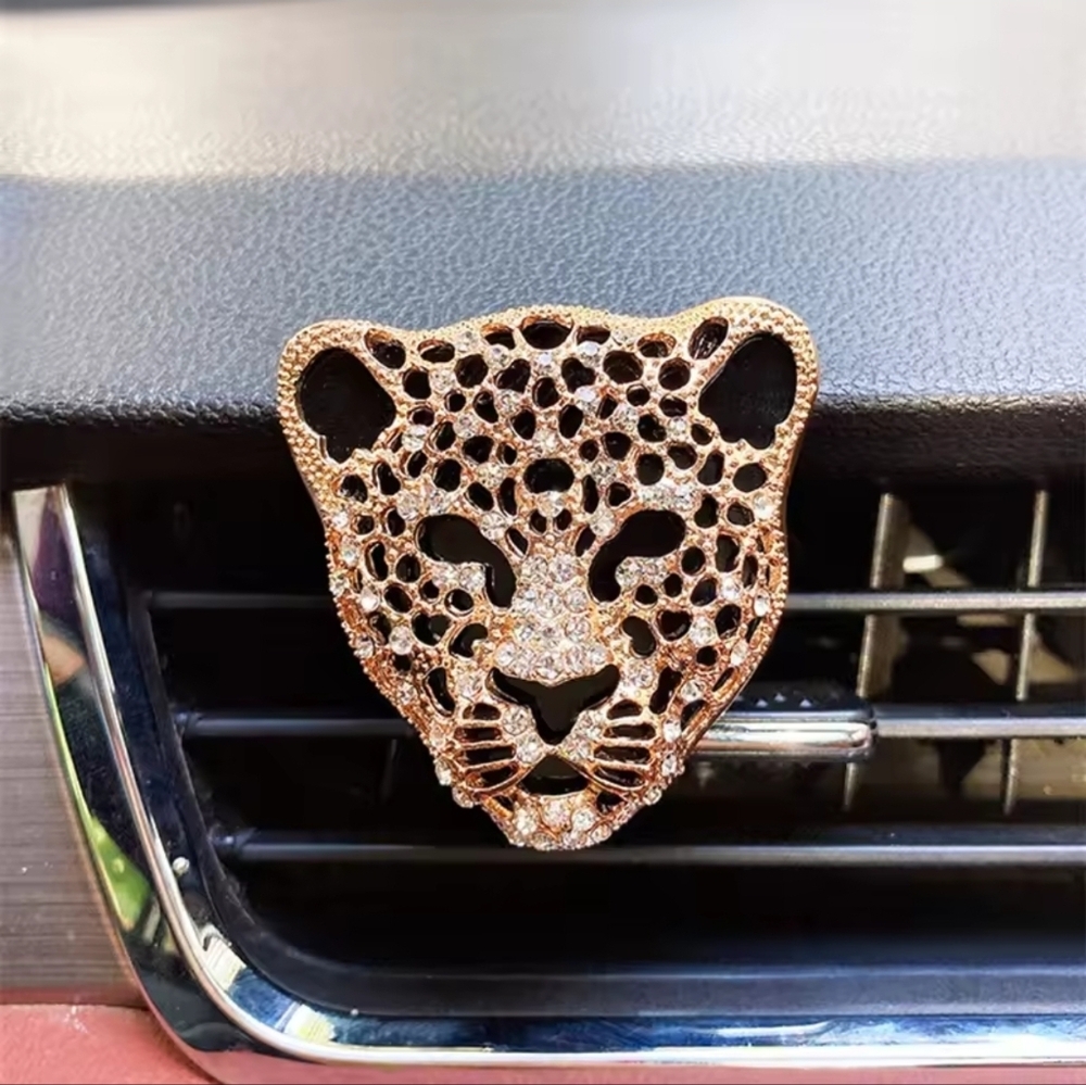 Gold Leopard Car Freshener - Picture 2 of 5